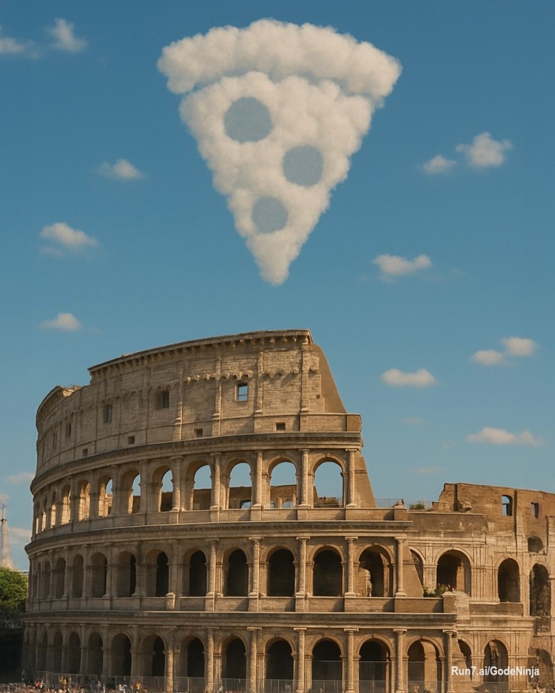 Clouds shaped like symbols! ☁️ Prompts & Art: @GodeNinja Made by